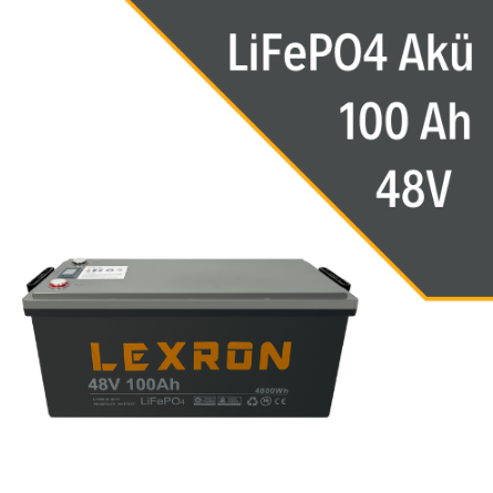 Lexron 100Ah 48V Lityum Akü