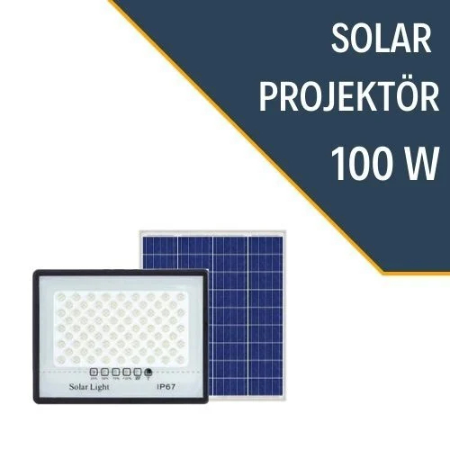 100W Solar Projektör