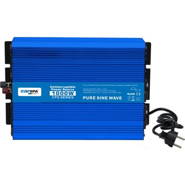 Carspa İnverter 1000W-12V Tam Sinus Ups