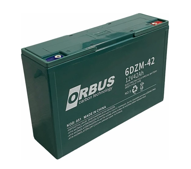 Orbus 12 Volt 42 Amper Elektrikli Araç Aküsü