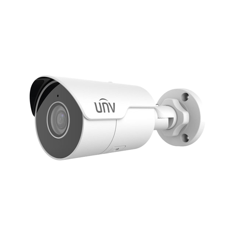 Uniview IPC2124LE-ADF40KM-G 4 MP IP 4mm Sabit Lens H.265+ TrueWDR Dahili Mik. Bullet Güvenlik Kamerası