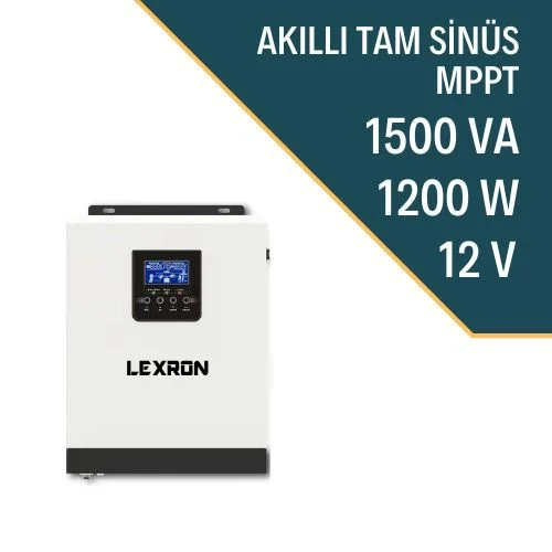 Lexron 1.5 kw Mppt 12V Akıllı İnverter