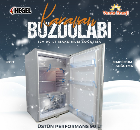 Hegel 12 Volt Komposörlü 90LT Buzdolabı 