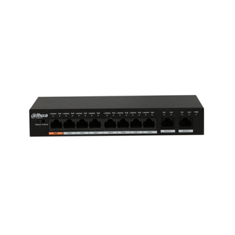 Dahua DH-PFS3010-8ET-96 8x10/100 Poe 2x10/100/1000Mbps Port Yönetilemez Switch