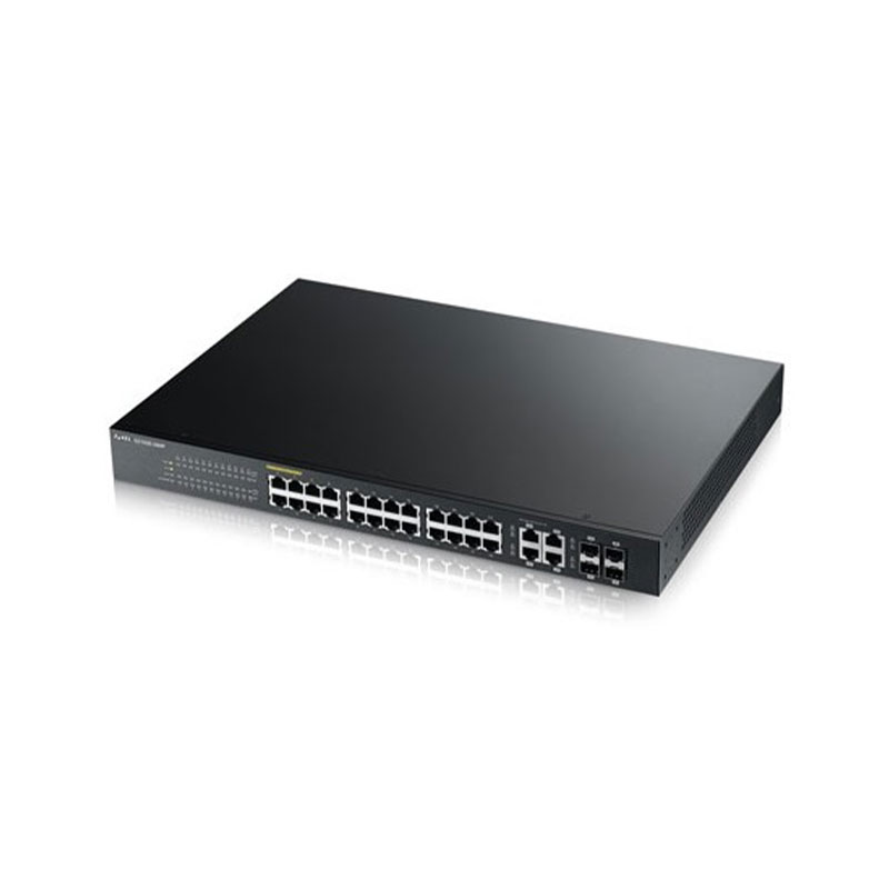 ZYXEL GS1920-24V2 24 PORT 24x10/100/1000+4xDUAL SFP L2 Web Yönetilebilir Switch