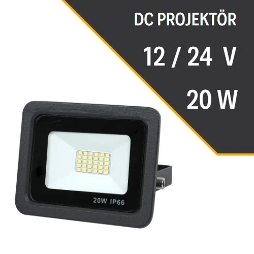 Lexron 20W Dc Projektör 12V/24V