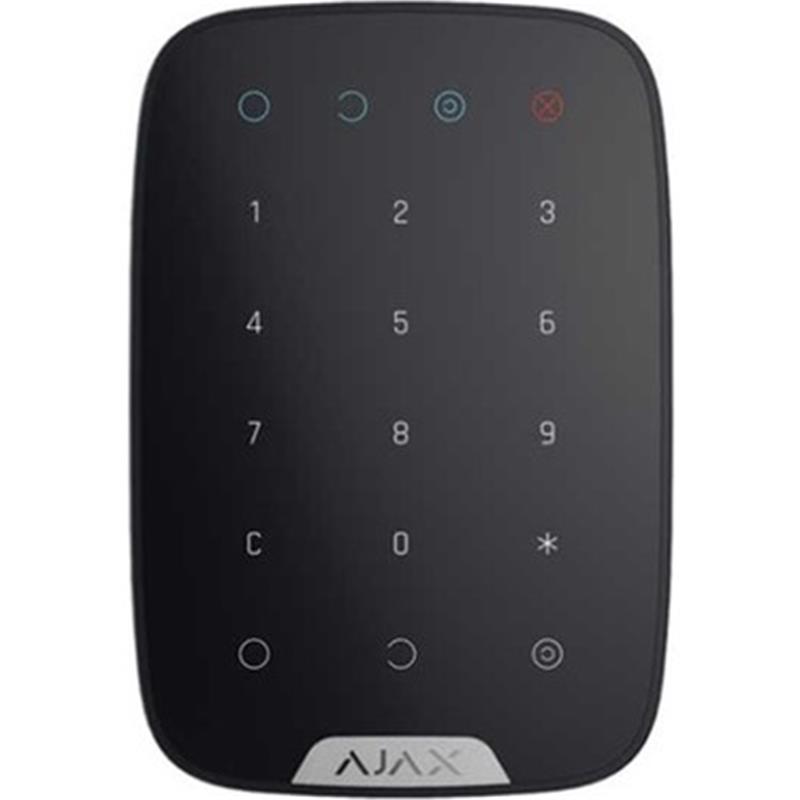 Ajax Keypad Plus 868MHZ Kablosuz Tuş Takımı Ve Kart Okuyucu Siyah Renk