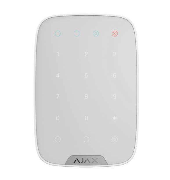 Ajax Keypad Plus 868MHZ Kablosuz Tuş Takımı Ve Kart Okuyucu Beyaz Renk