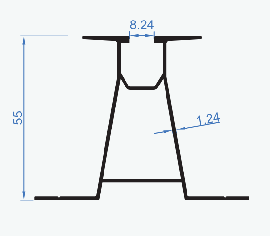 SteelTech H55 Üçgen Profil 