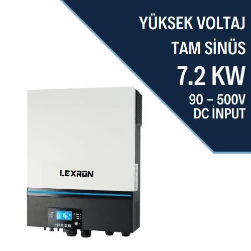 7,2 Kw 90-500V Hv 2X80A Mppt Akıllı Inverter (Paralellenebilir)