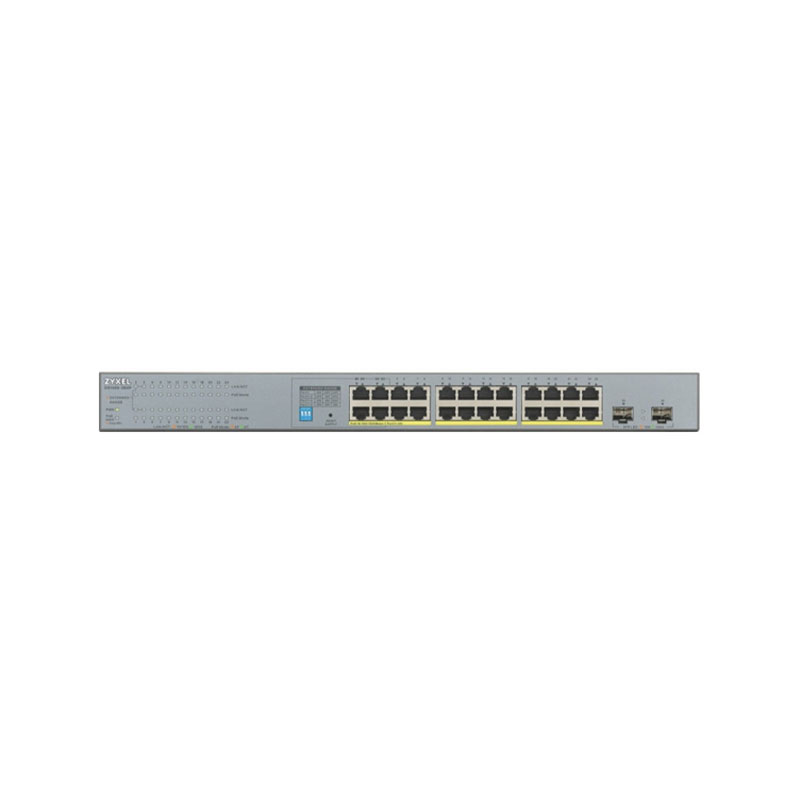  ZYXEL GS1300-26hp 26 port yönetilmez poe switch (250 watt)