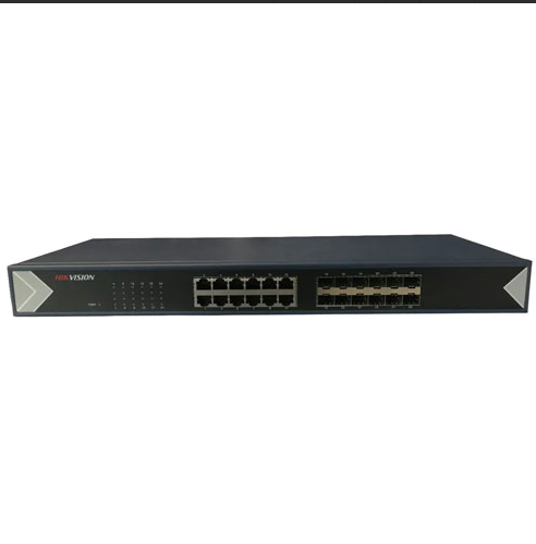 HIKVISION SWITCH POE GIGABIT RACK MOUNT 24 PORT DS-3E0524TF 12 PORT GIGABIT RJ45+12 PORT GIGABIT SFP