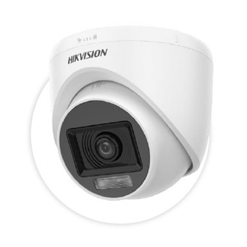 Hikvision DS-2CE76D0T-EXLPF 2MP 2.8MM Lens 20 Metre Smart Hybrid Light 4IN1 Dome Kamera