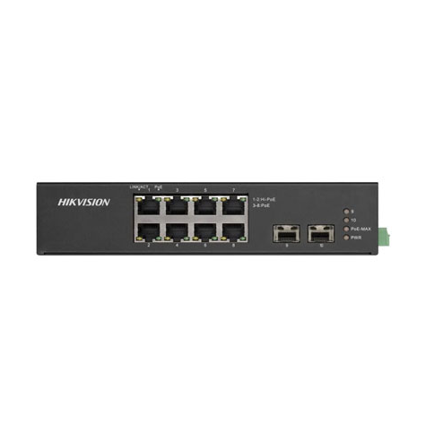 HIKVISION SWITCH POE GIGABIT STANDART 8 PORT DS-3T0510HP-E/HS