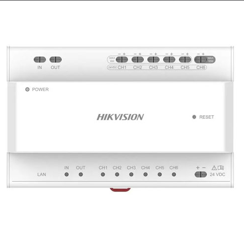 HIKVISION INTERCOM SİSTEMİ DAĞITICI VIDEO/SES 2 TELLİ DS-KAD706Y