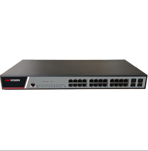 HIKVISION SWITCH GIGABIT RACK MOUNT 24 PORT DS-3E2528(B) 24×GIGABIT RJ45+4XSFP