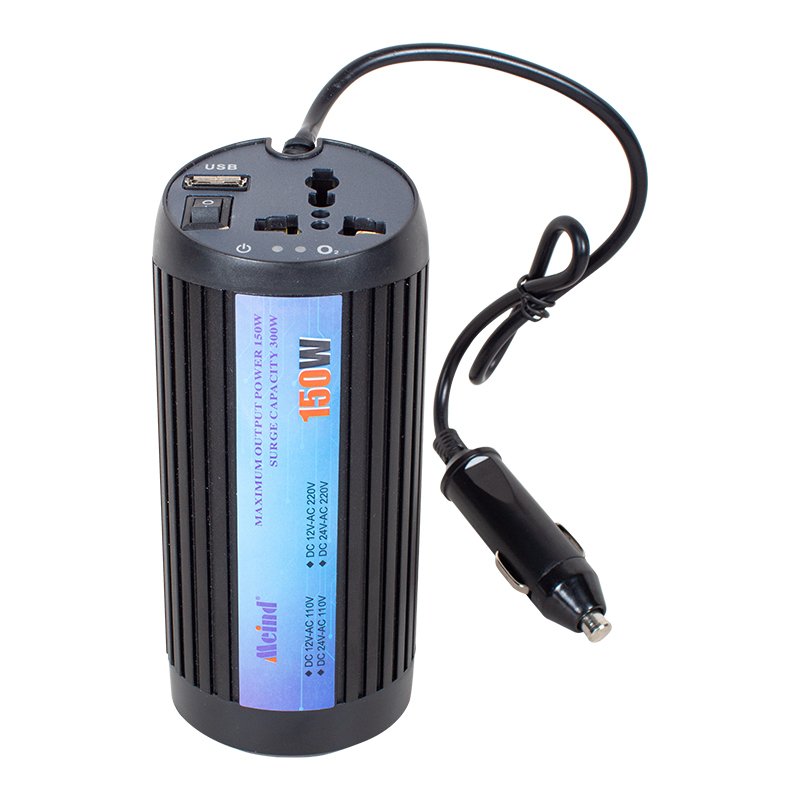 POWERMASTER PM-19826 12 VOLT - 150 WATT USB’Lİ ÇAKMAKTAN ARAÇ POWER INVERTER