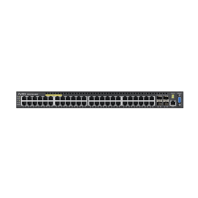 ZYXEL XGS3700-48HP 48X10/100/1000+4X10G Sfp L2 Plus Yönetilebilir Switch