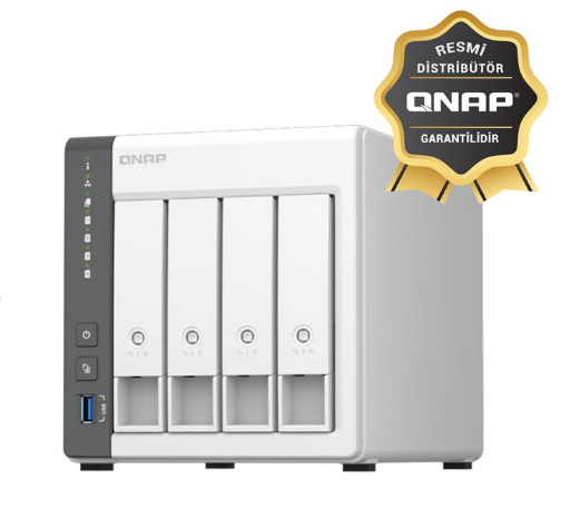 QNAP TS-433-4GB ram 4 hdd yuvalı tower nas 