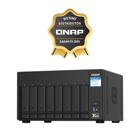 QNAP TS-832PX-4GB ram 8 hdd yuvalı tower nas