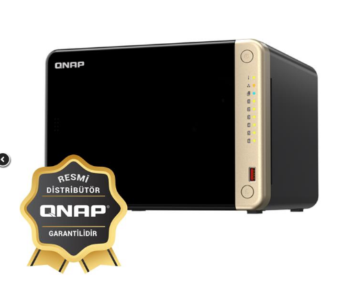 QNAP TS-664-8GB ram 8 hdd yuvalı tower nas