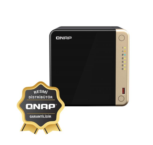 QNAP TS-464-8GB  ram 4 hdd yuvalı tower nas