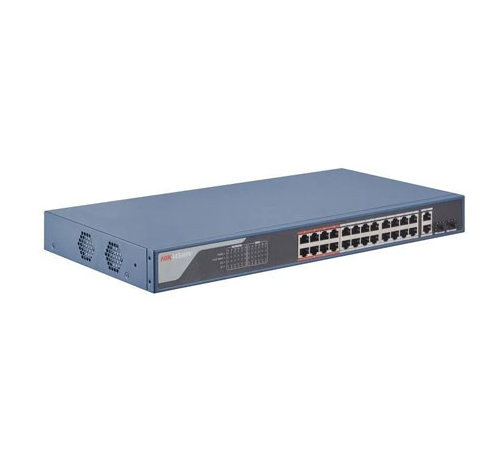 HIKVISION SWITCH POE 10/100 RACK MOUNT 24 PORT DS-3E1326P-EI 24X10/100 POE+2×GIGABIT COMBO