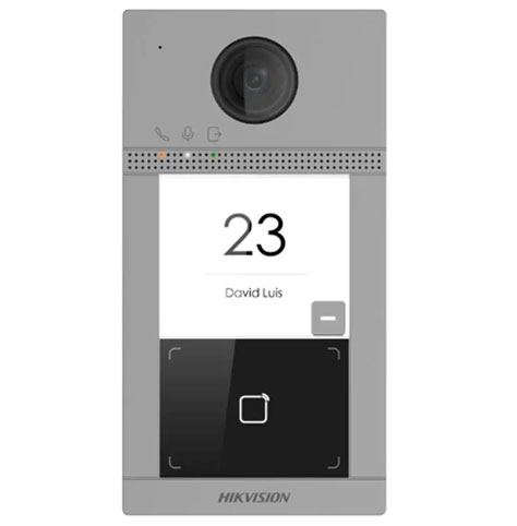 HIKVISION INTERCOM SİSTEMİ DIŞ ÜNİTE VİLLA TİPİ FİZİKİ BUTON DS-KV8113-WME1(C)