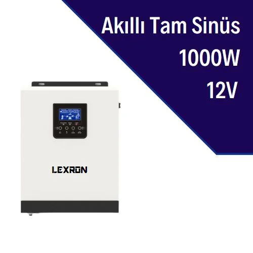 Lexron 1Kw 12 Volt Akıllı İnverter 