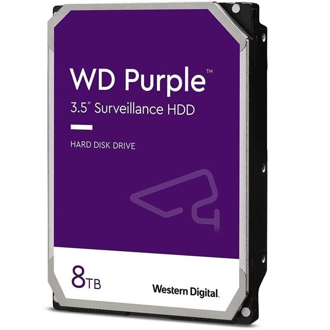 8 TB WD 3.5 PURPLE SATA3 5640RPM 128MB 7/24 GUVENLIK