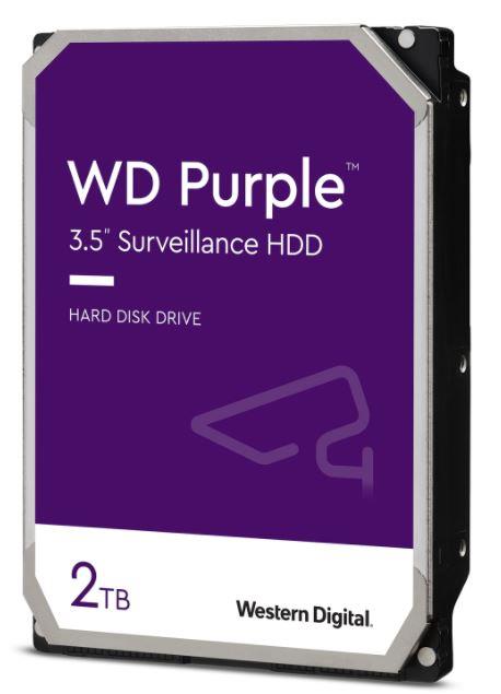 2 TB WD 3.5 PURPLE SATA3 5400RPM 64MB 7/24 GUVENLIK 