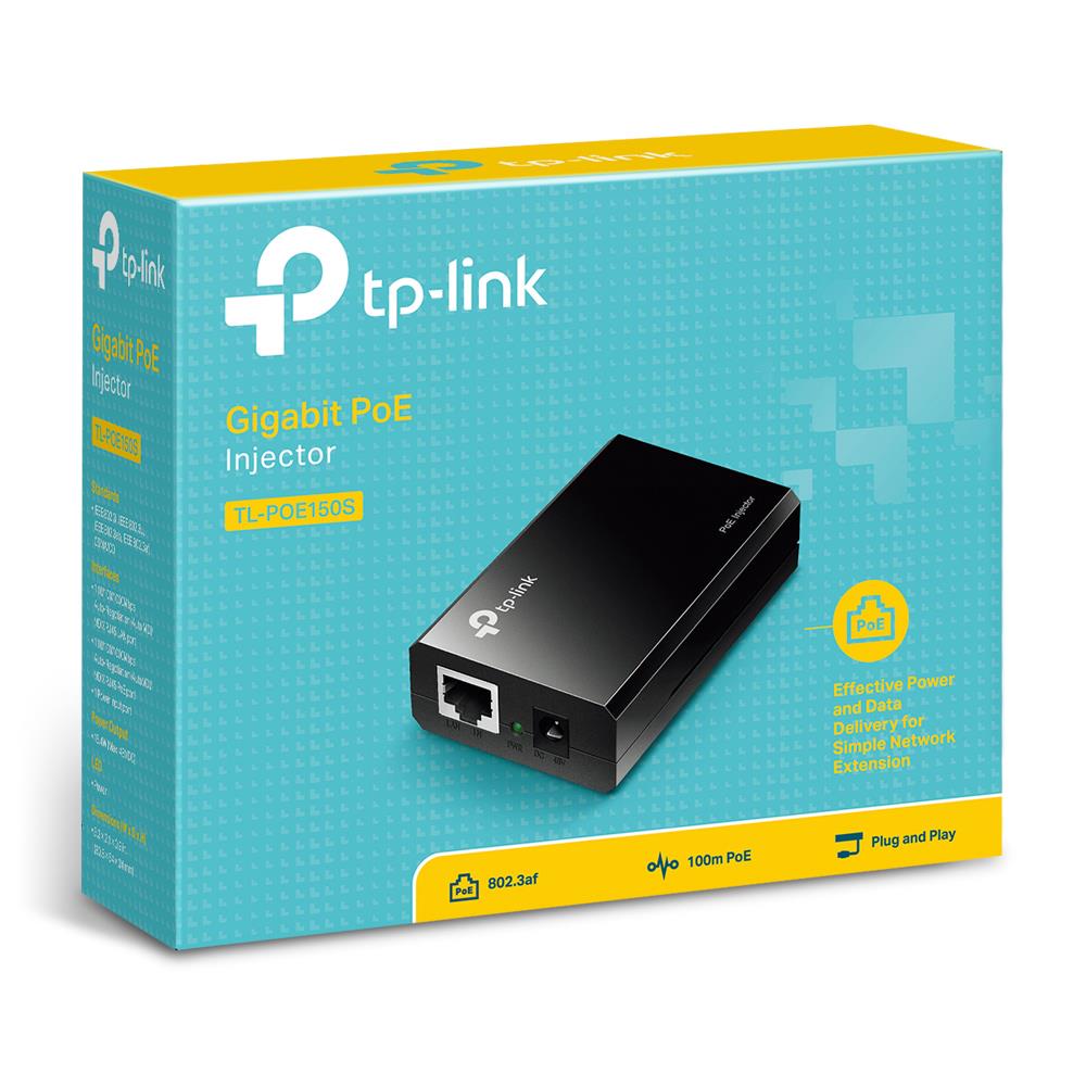 Tp link TL-POE150S 48V 15.4 Watt Poe Injector Adaptör