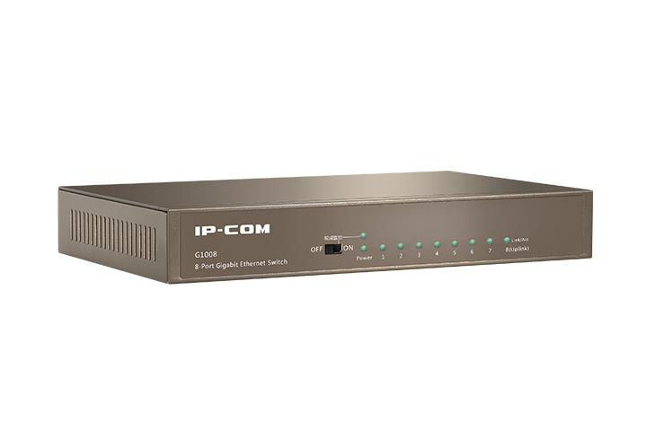 IP-COM G1008 8 Port Gigabit Metal Kasa Switch