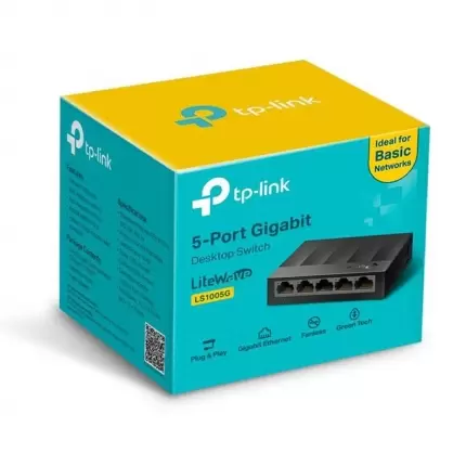 Tp link LS1005G 5 Port Gigabit Desktop Switch