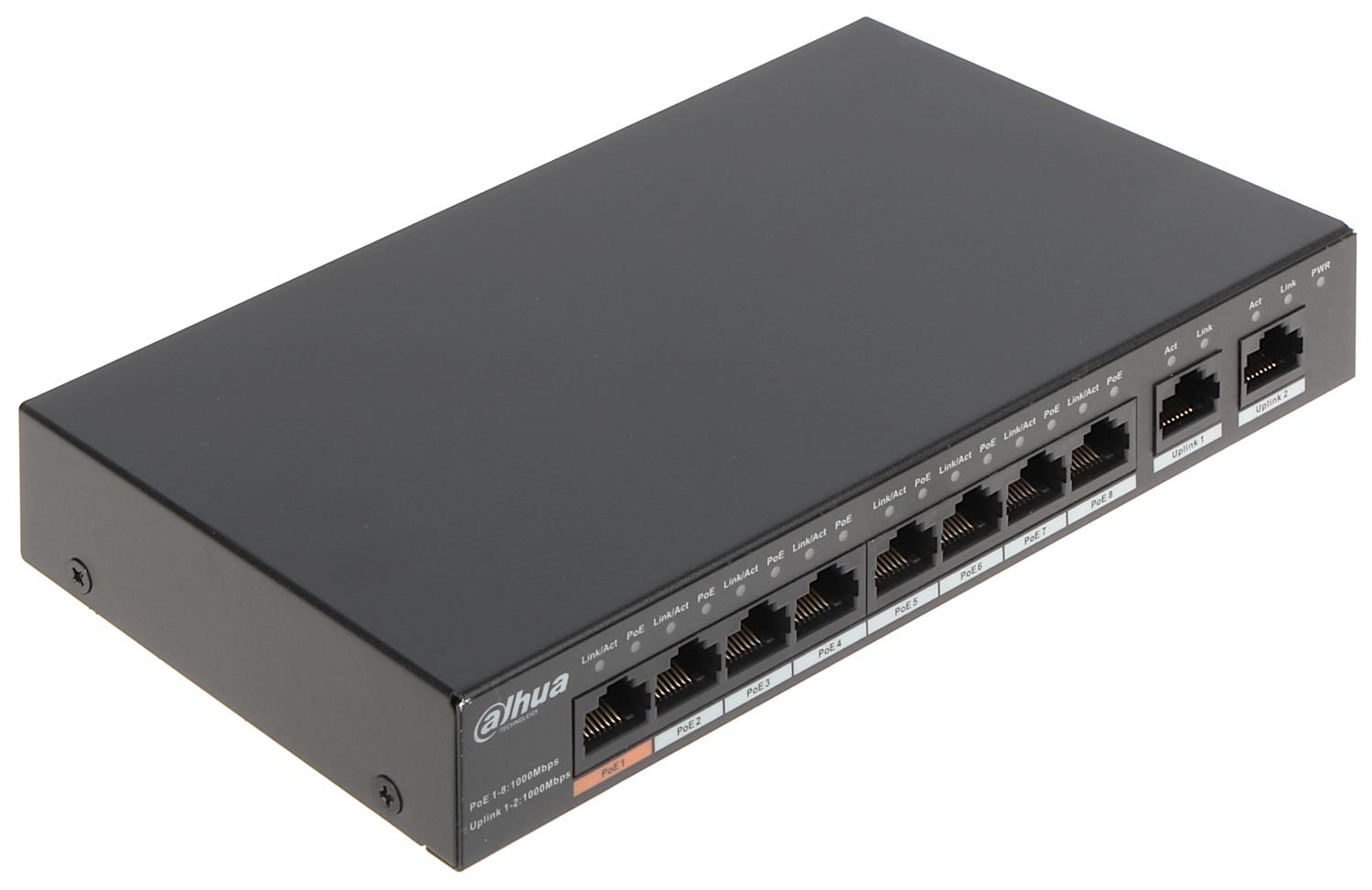 Dahua PFS3010-8GT-96 8 Port Poe 96 w Gigabit