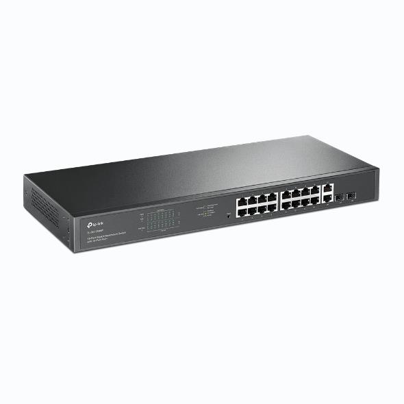 Tp link TL-SG1218MP 16 Port Gigabit + 2XRJ45/2XSFP Combo Rackmount 250W Poe Switch 250W Poe Switch