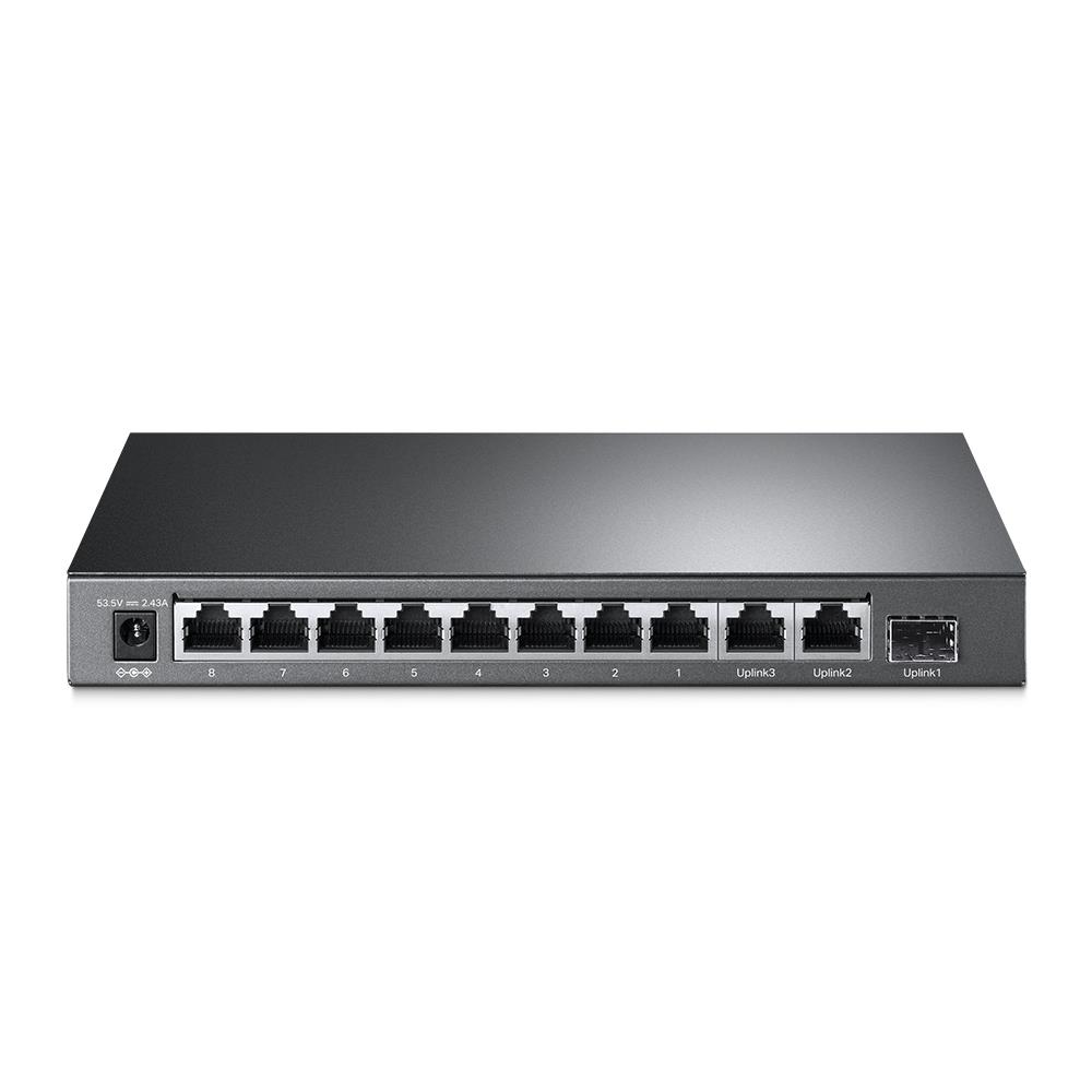 TP-LINK TL-SG1210MP 8 port gigabit + 1XRJ45/1XSFP combo desktob 123W poe switch