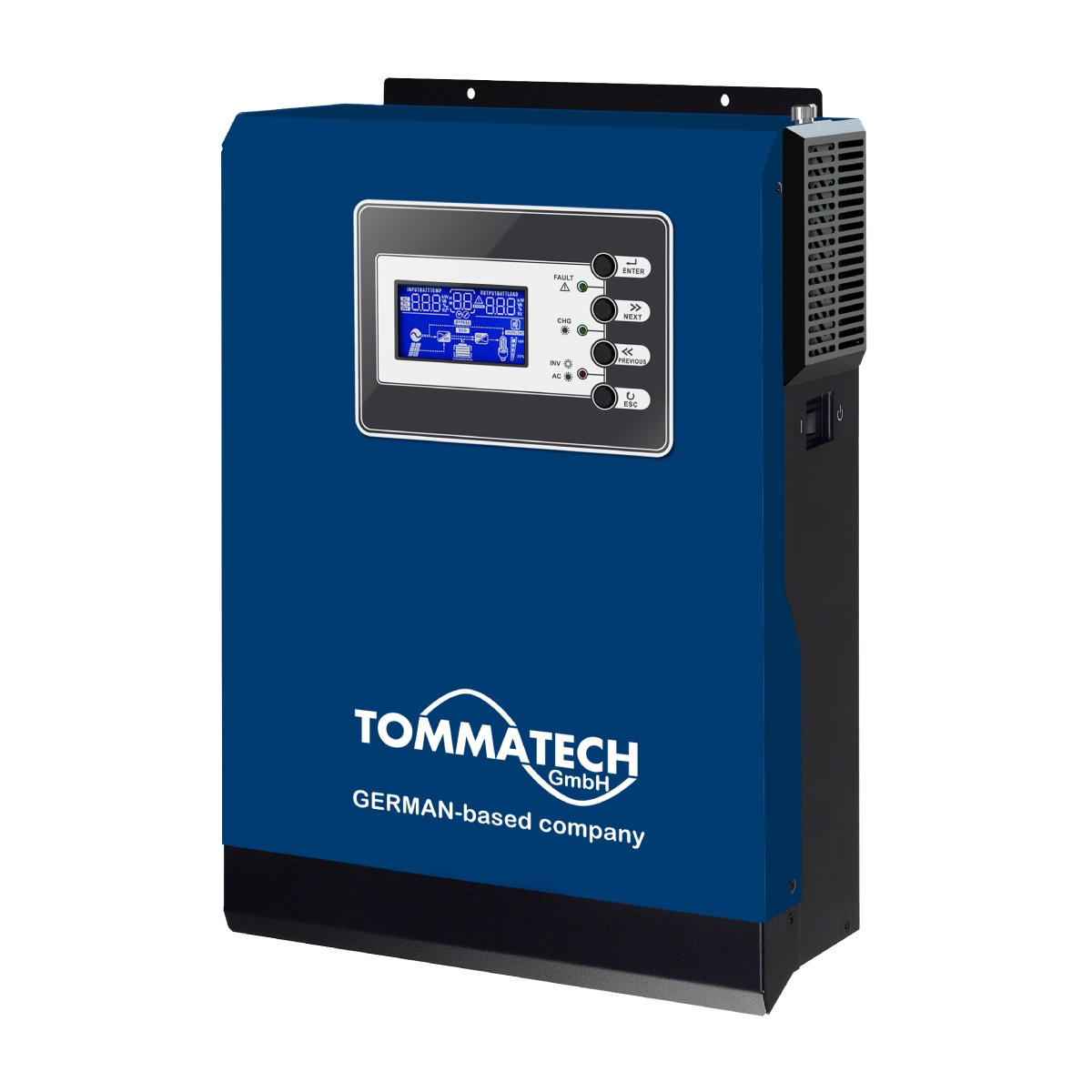 TommaTech New 1K 12V MPPT 1Faz Akıllı İnverter Çevirici İnvertör