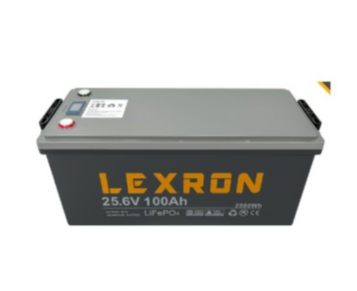 lexron 100ah 25,6v lityum akü 