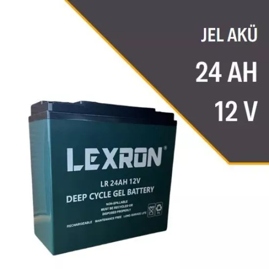 Lexron 24AH-12V Jel Akü