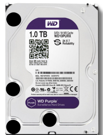 Western Digital 1TB SkyHawk/SV Güvenlik Diski