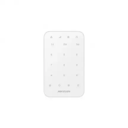 Hikvision DS-PK1-E-WE 868MHZ Kablosuz Keypad Beyaz Renk