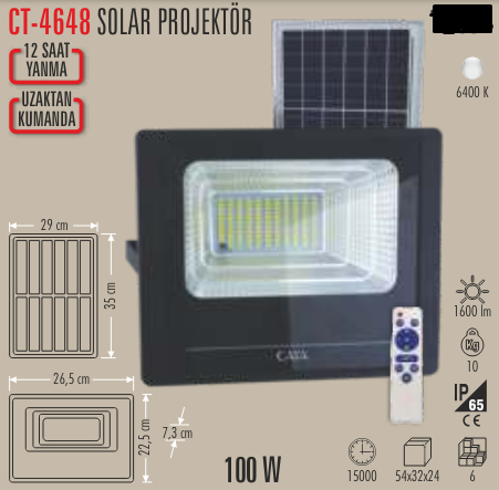 Solar Projektör CT-4648