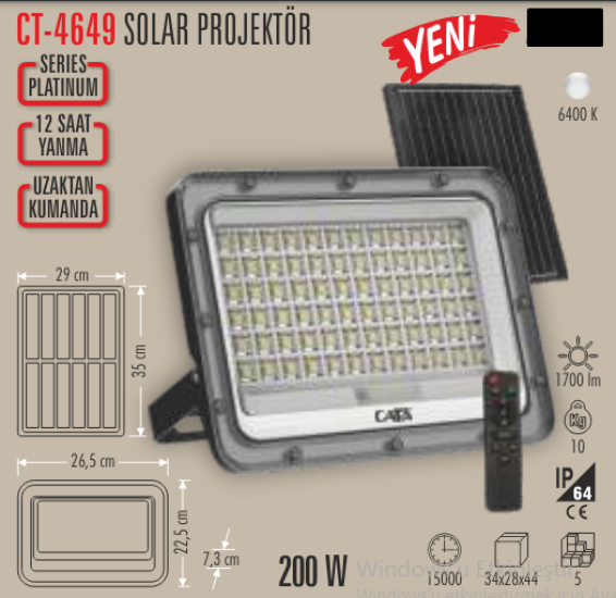 Solar Projektör CT-4649