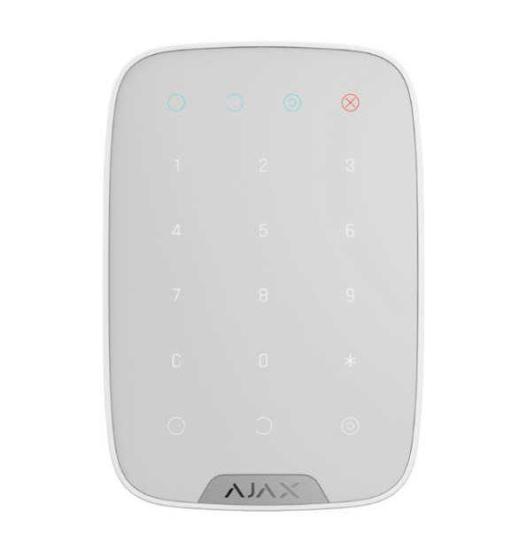 Ajax Keypad Plus 868MHZ Kablosuz Tuş Takımı Ve Kart Okuyucu Beyaz Renk