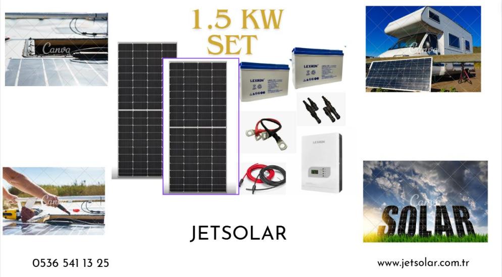 Solar sistem 1.5 Kw set 