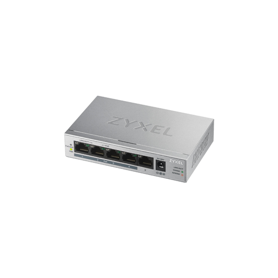 ZYXEL GS-1005HP 5 PORT 10/100/1000 MBPS YÖNETİLEMEZ GIGABIT POE SWITCH