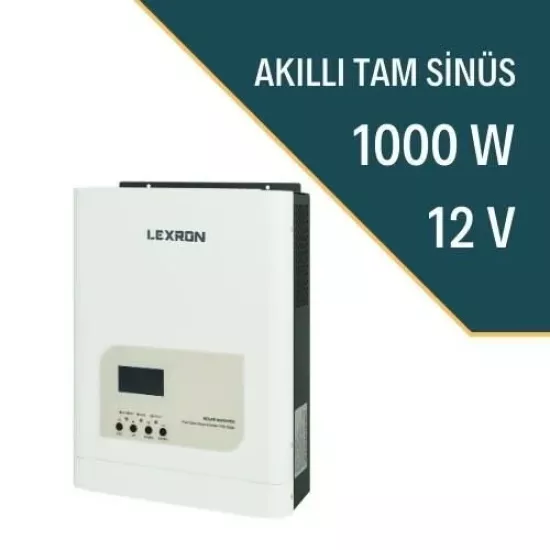 1 Kw 12V akıllı invertör lexron 