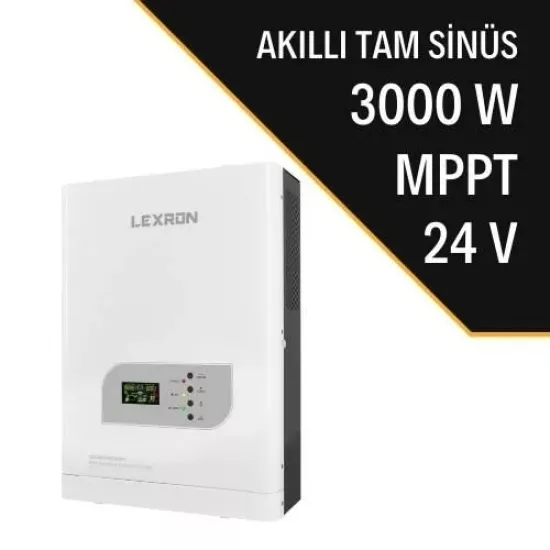 Lexron 3 kw  mppt 24V akıllı invertör