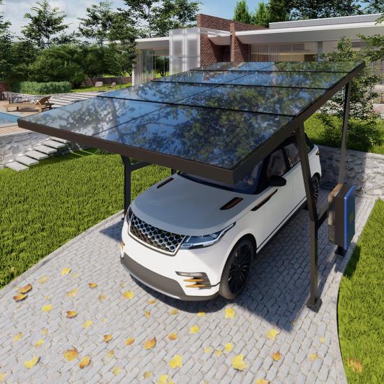 1 Araçlık Carport için Çelik Konstrüksiyon